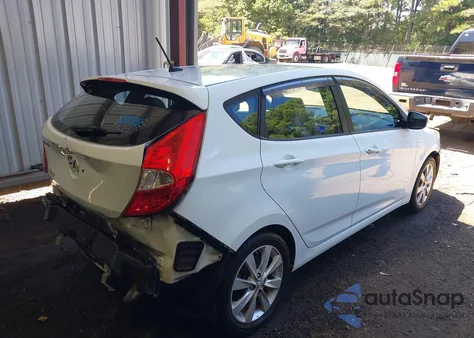 2012 Hyundai Accent Se from USA, damaged, VIN KMHCU5AEXCU014876